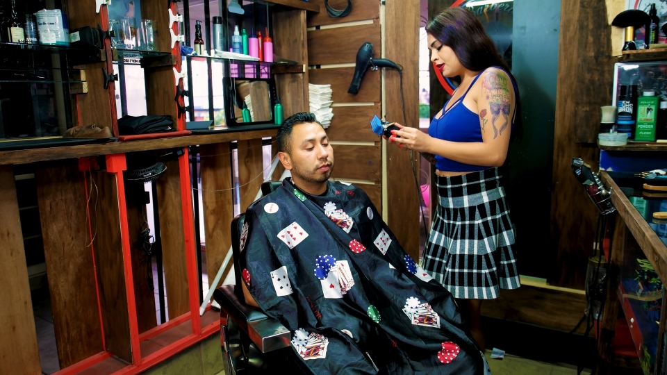 SEXMEX Barbershop with happy ending